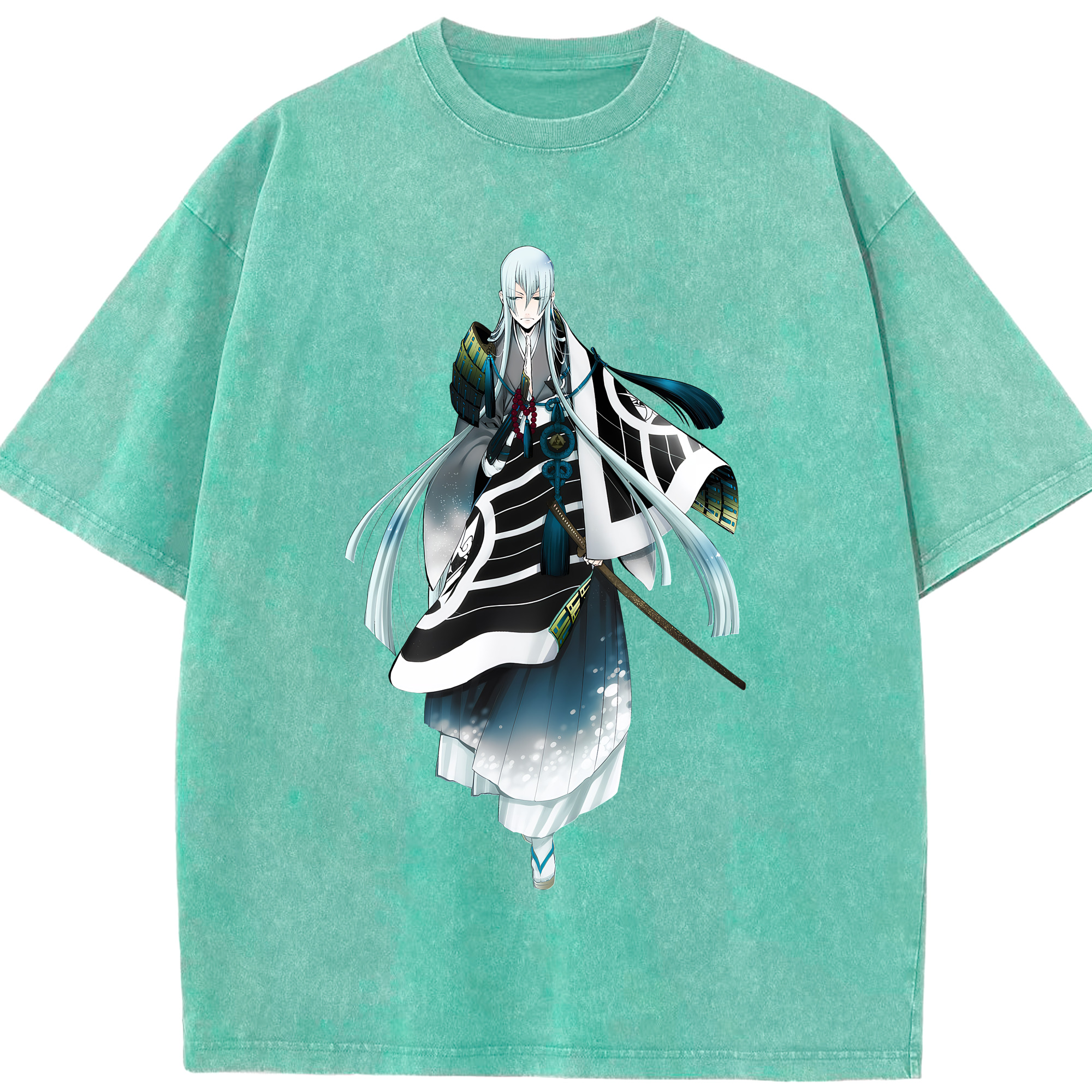 （画像用） 刀剣乱舞 Touken Ranbu 綿100% ヴィンテージ風 半袖Tシャツ（フロントプリント）